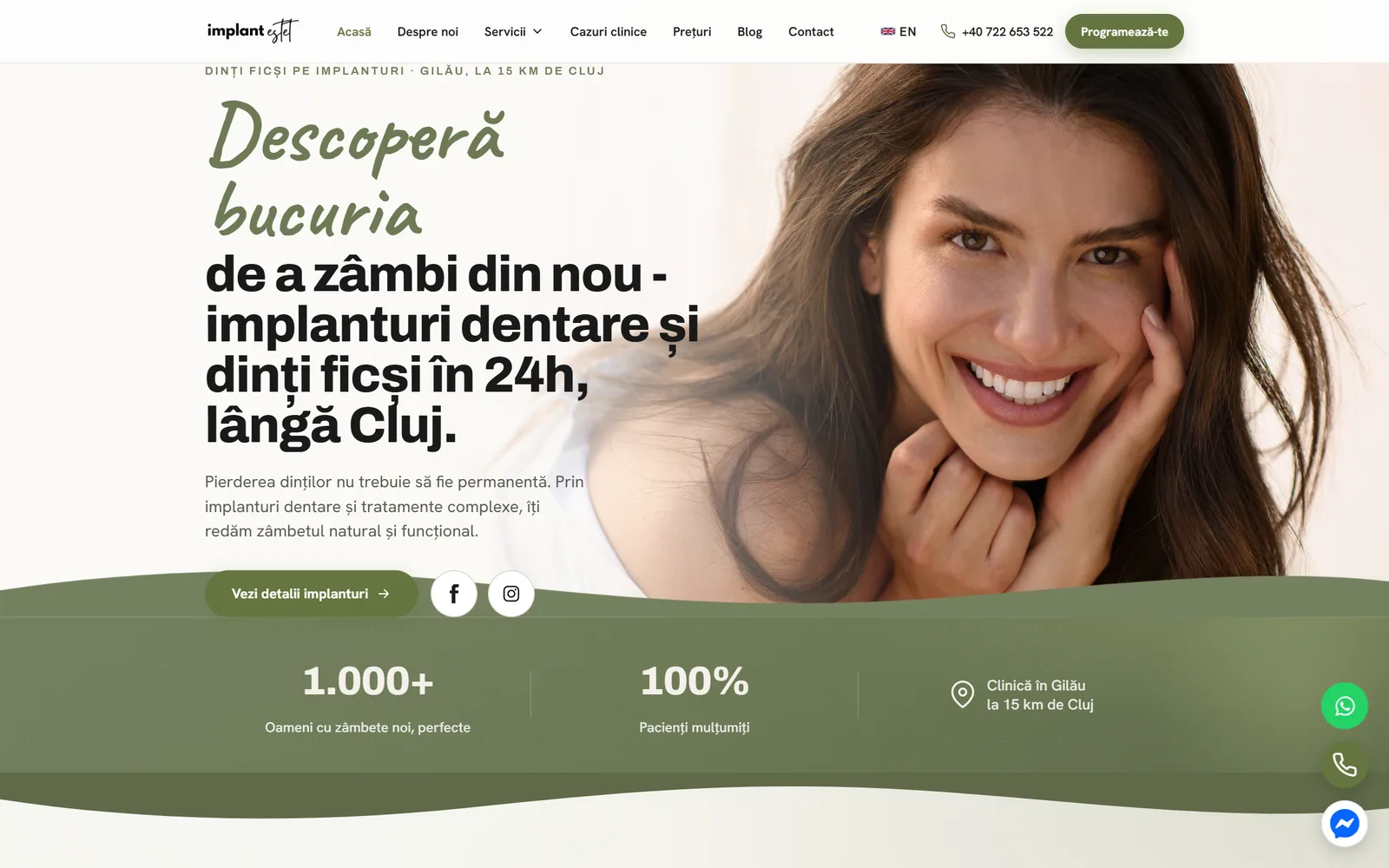 Site-ul Implant Estet Clinic