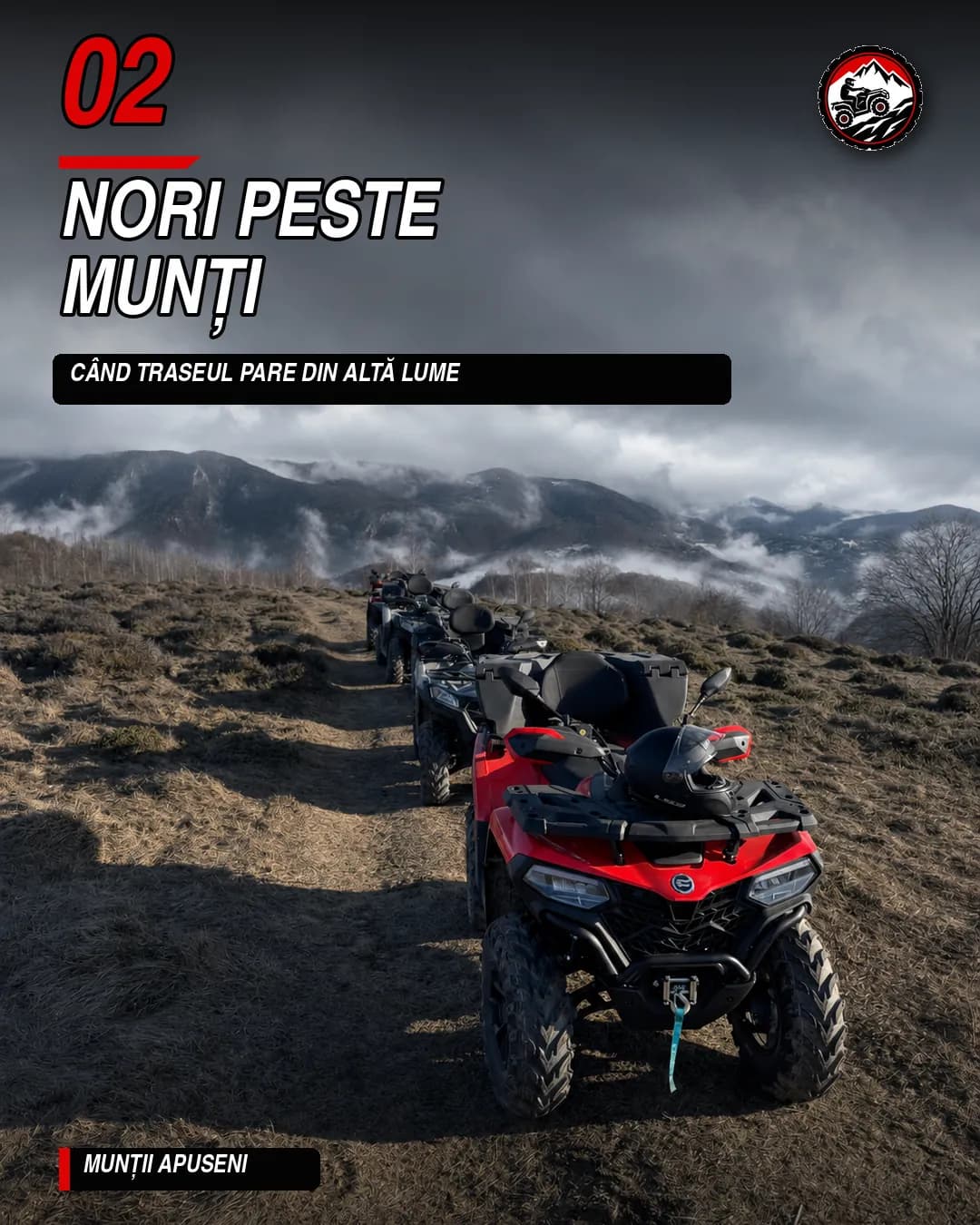 Varianta 02, Nori peste munți: „Când traseul pare din altă lume.”
